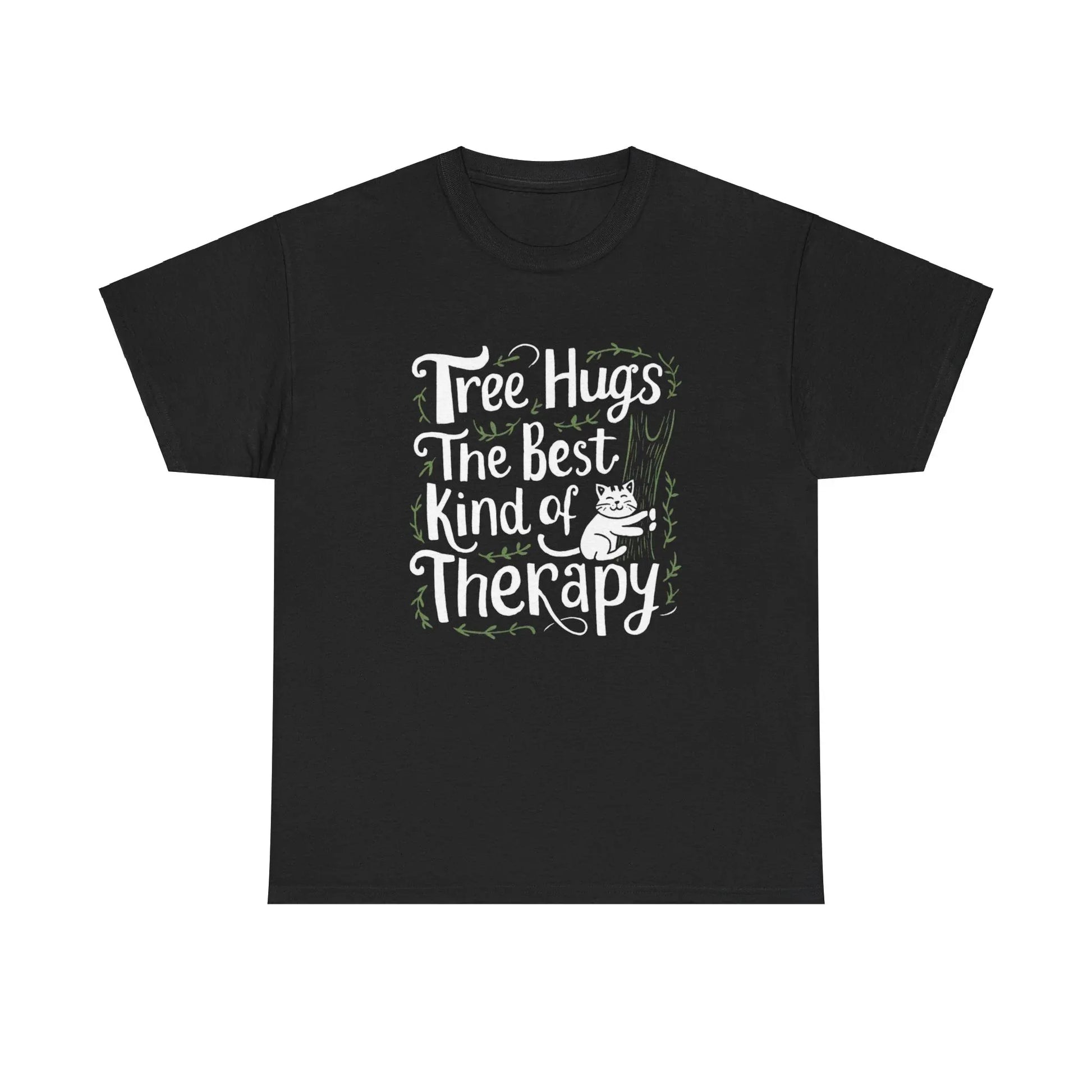 Tree Hug Best Kind of Therapy Cotton T-Shirt - Billien