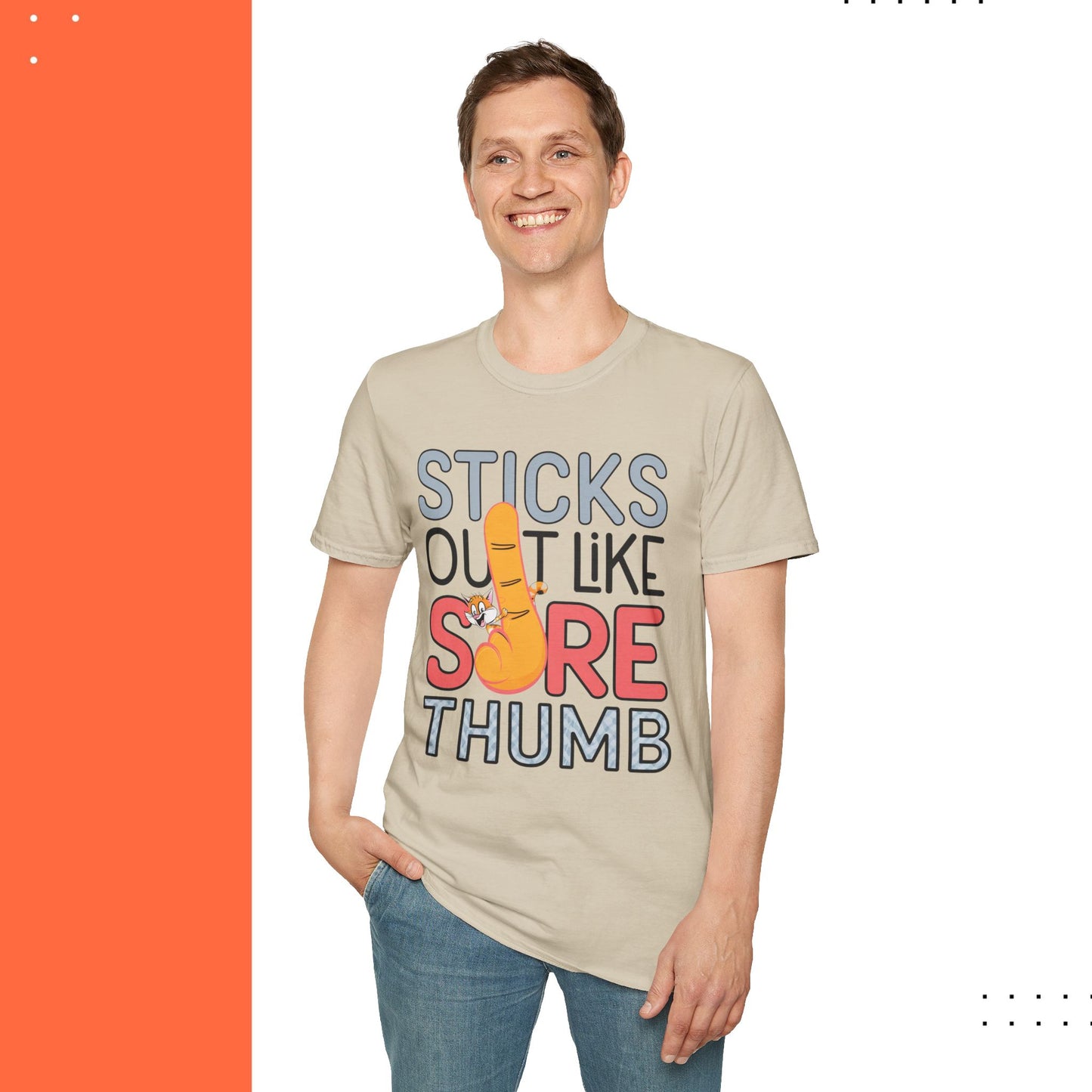 Stick Out Sore Throat Cotton T-Shirt