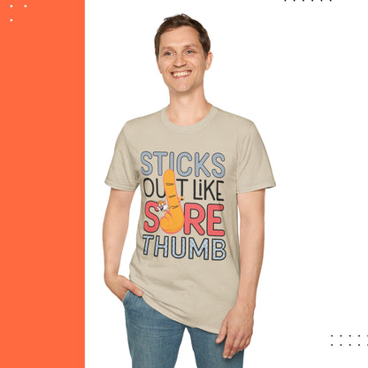 Stick Out Sore Throat Cotton T-Shirt