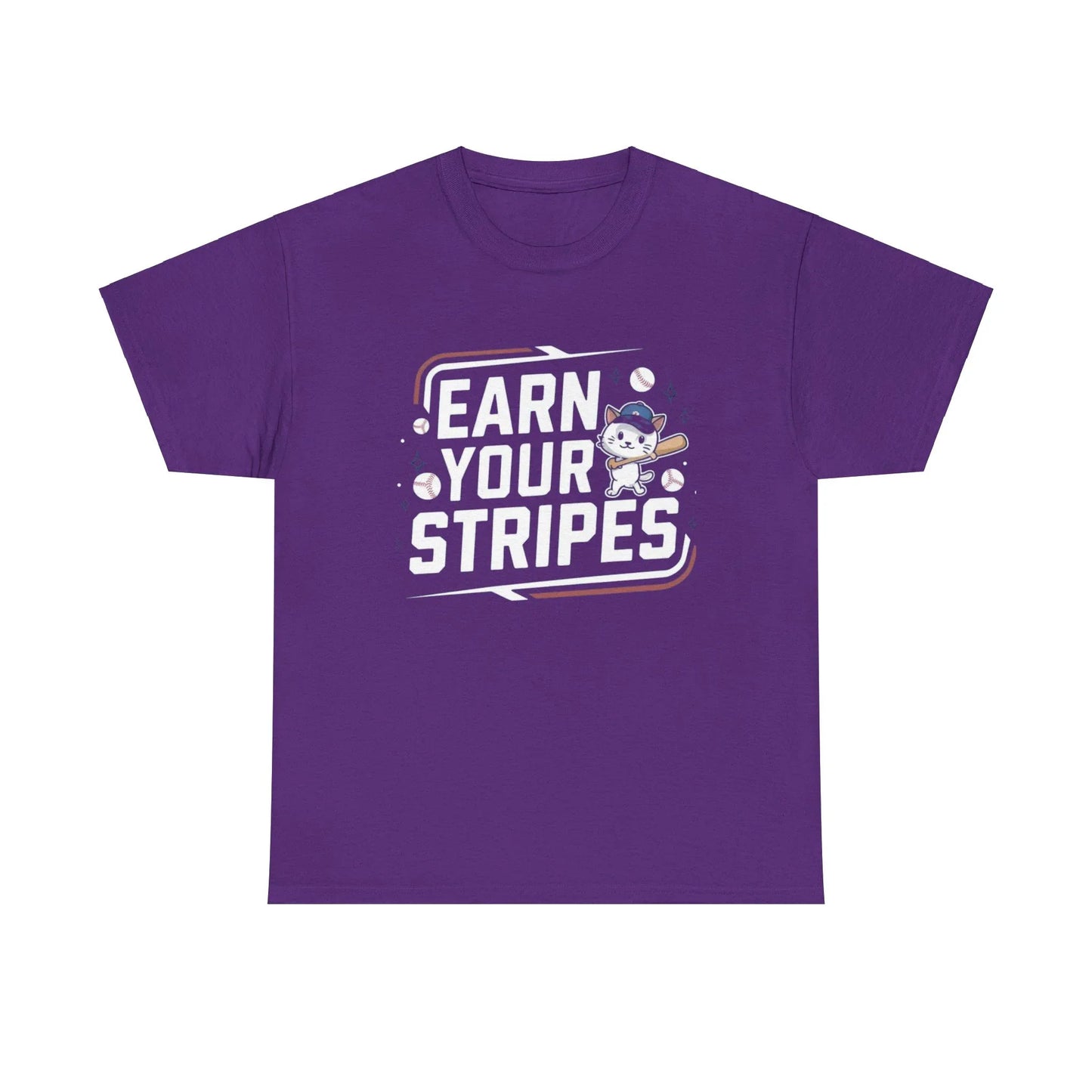 Earn Your Stripes Baseball Crew Neck Tee - Billien