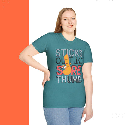 Stick Out Sore Throat Cotton T-Shirt