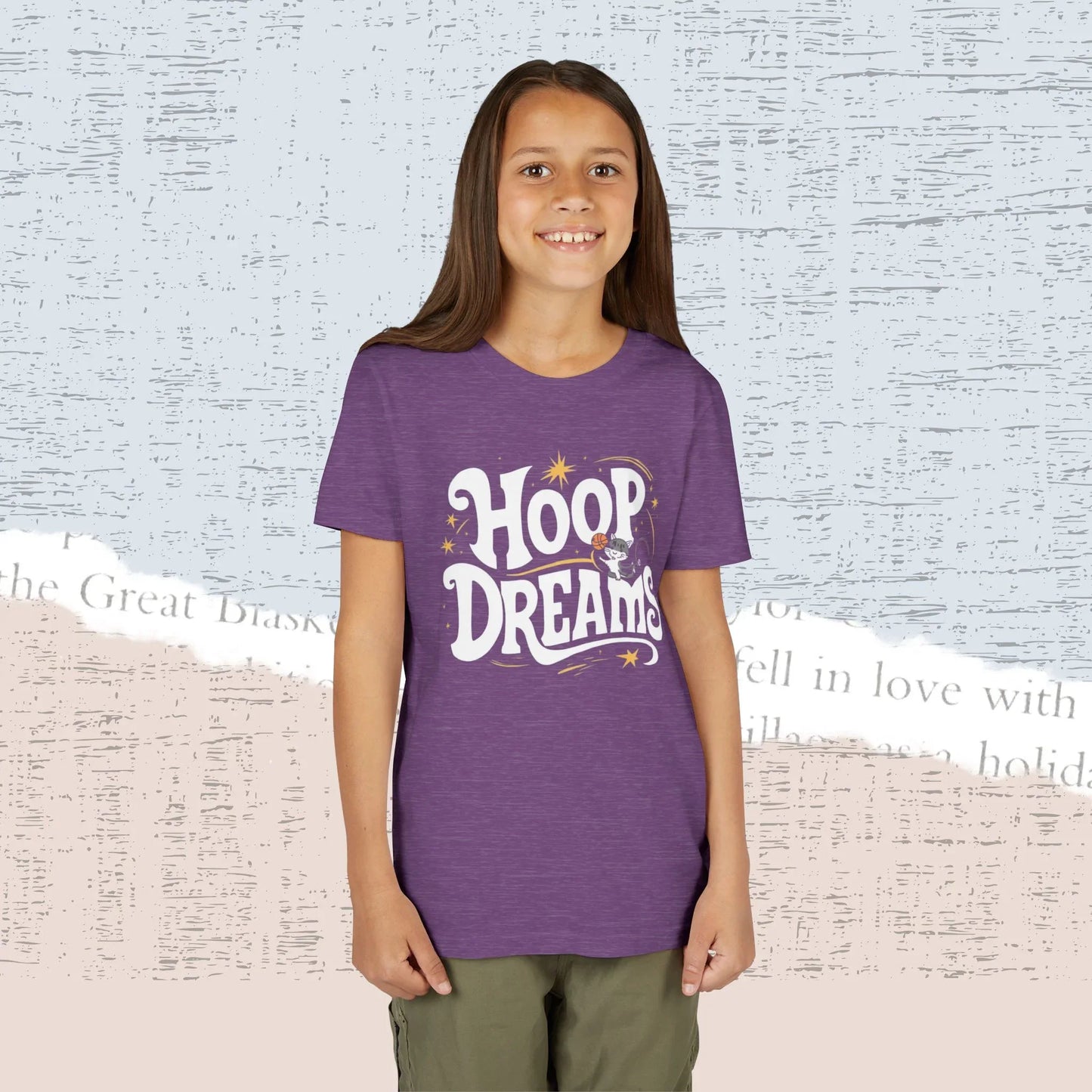 Hoop Dreams Youth Heavy Cotton T-Shirt - Billien