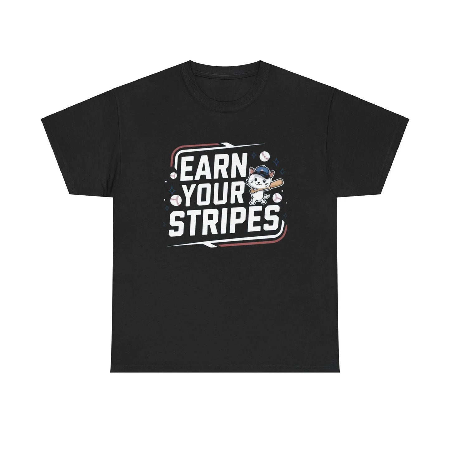 Earn Your Stripes Baseball Crew Neck Tee - Billien
