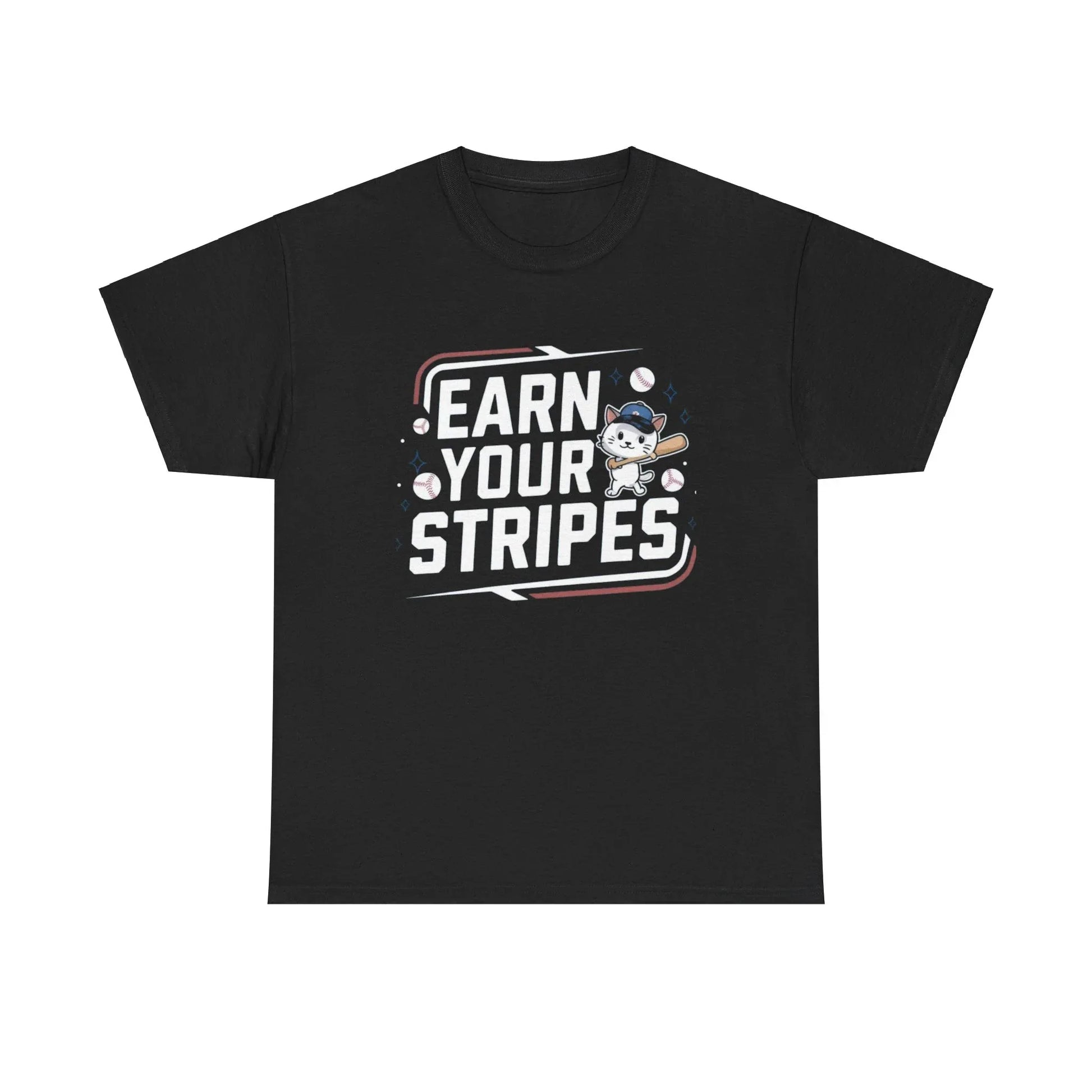 Earn Your Stripes Baseball Crew Neck Tee - Billien