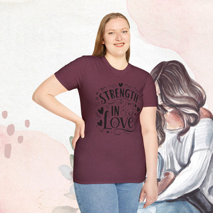 Strength In Love Cotton T-Shirt