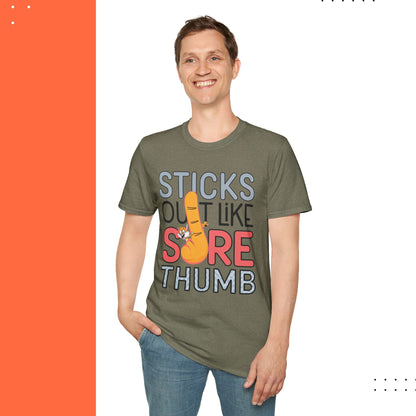 Stick Out Sore Throat Cotton T-Shirt