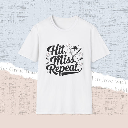 Hit Miss Repeat Cotton Men Tee