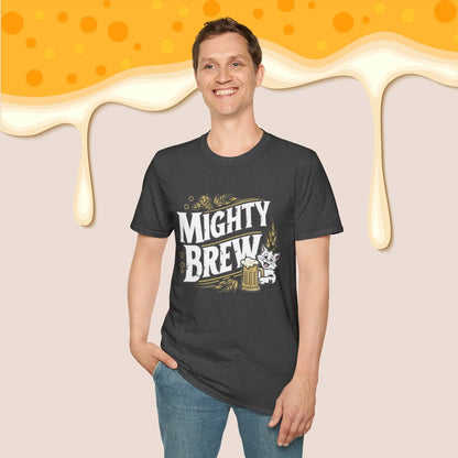 Mighty Brew Cotton Crew Neck Tshirt - Billien