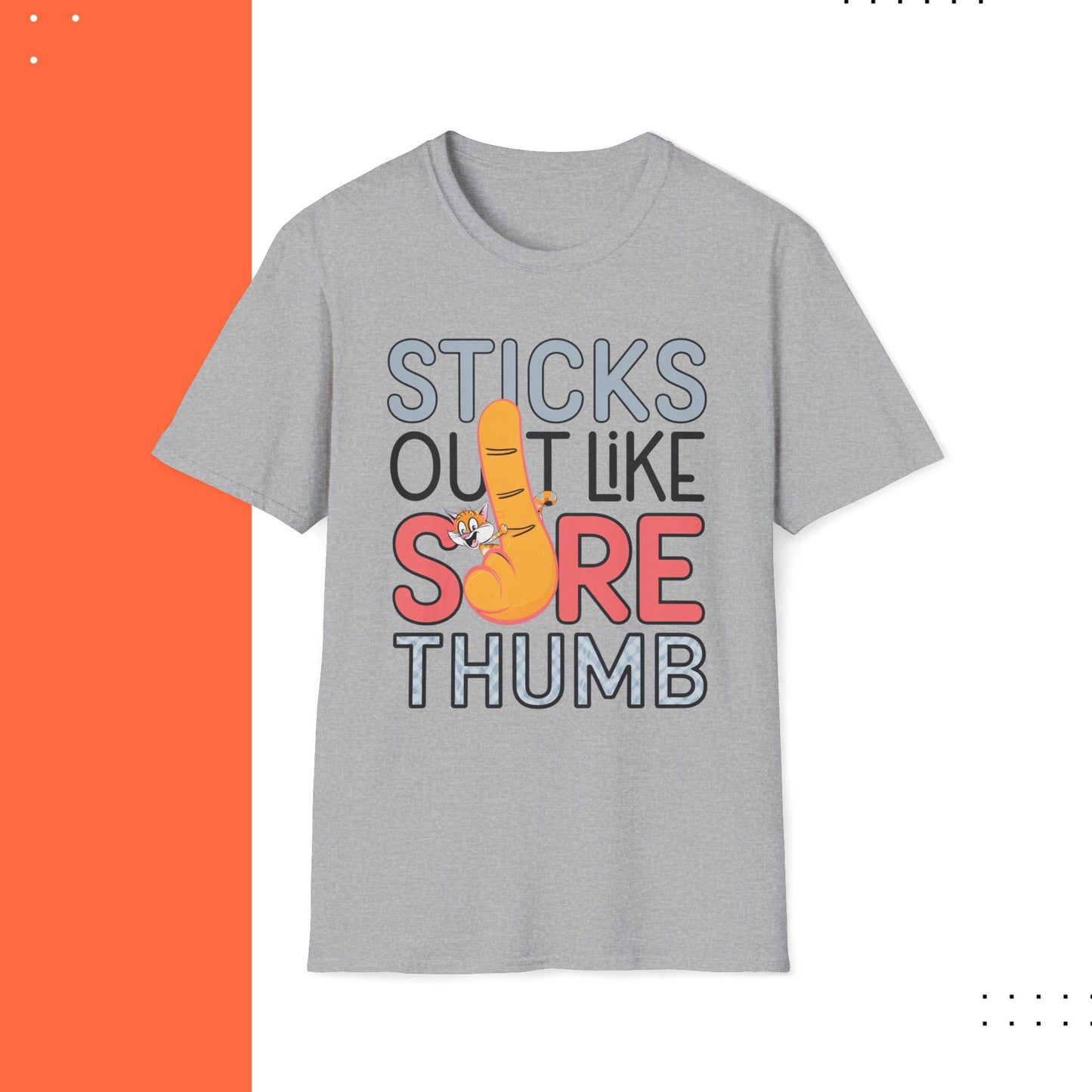 Stick Out Sore Throat Cotton T-Shirt