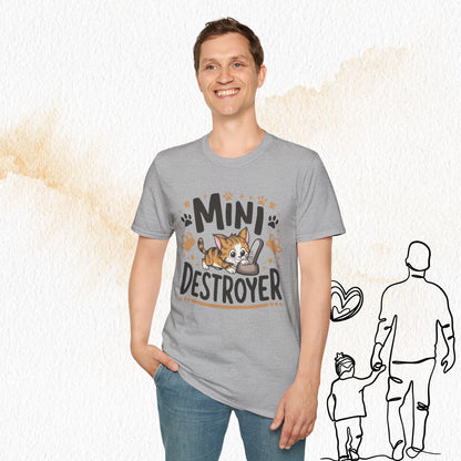 Mini Destroyer Cotton Men T-Shirt