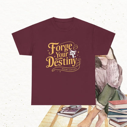 Book Lovers Forge Your Destiny Cotton Tshirt - Billien