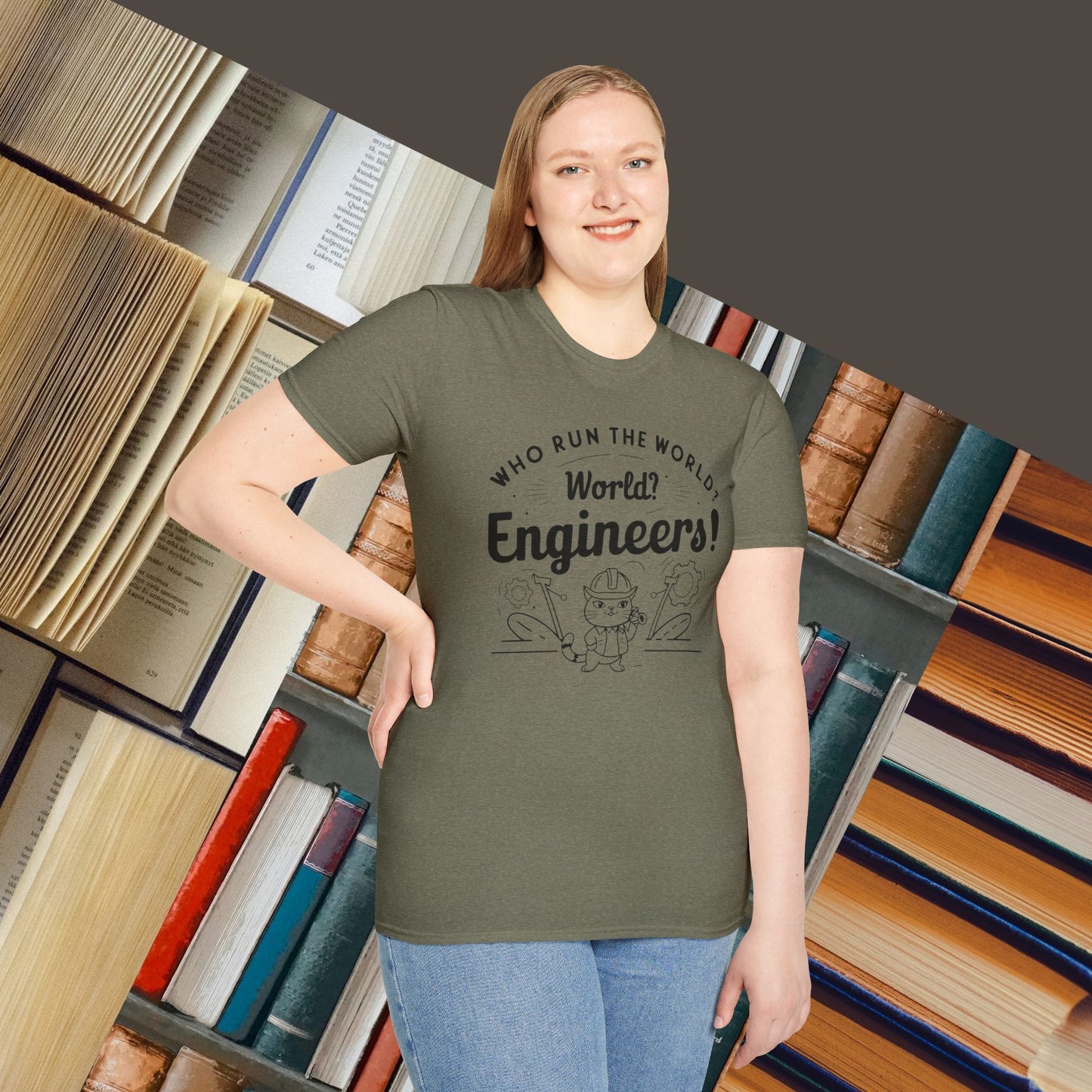 Who Build World Cotton T-Shirt