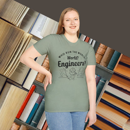 Who Build World Cotton T-Shirt