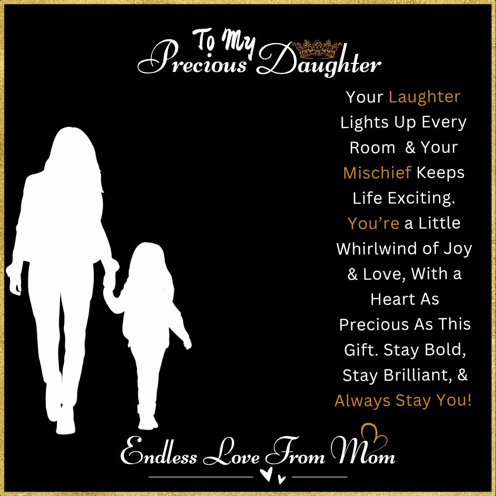 Best Gift For Daughter. Forever Love Necklace & Earring Set