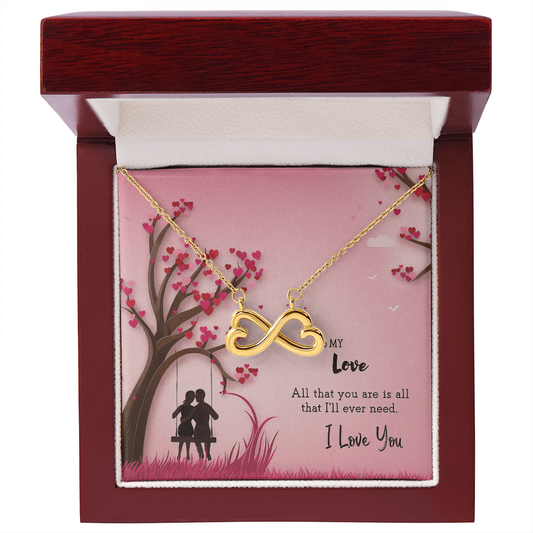 Best Gift For Wife. Endless Love Necklace