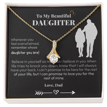Best Gift For Daughter. Alluring Beauty Necklace