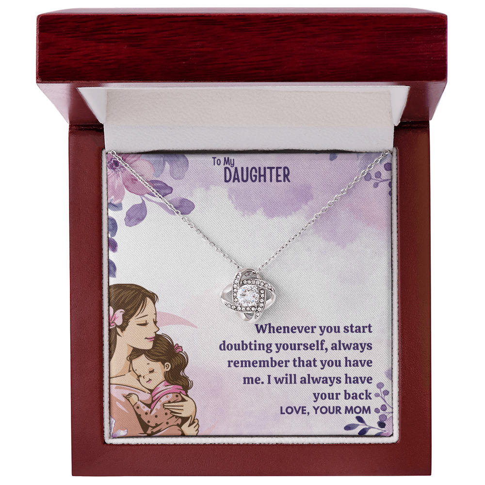 Best Gift For Daughter. Love Knot Necklace