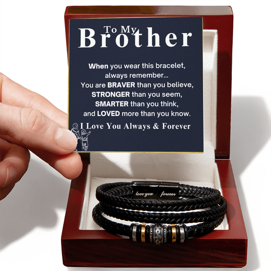 Best Gift For Brother . Love You Forever Bracelet