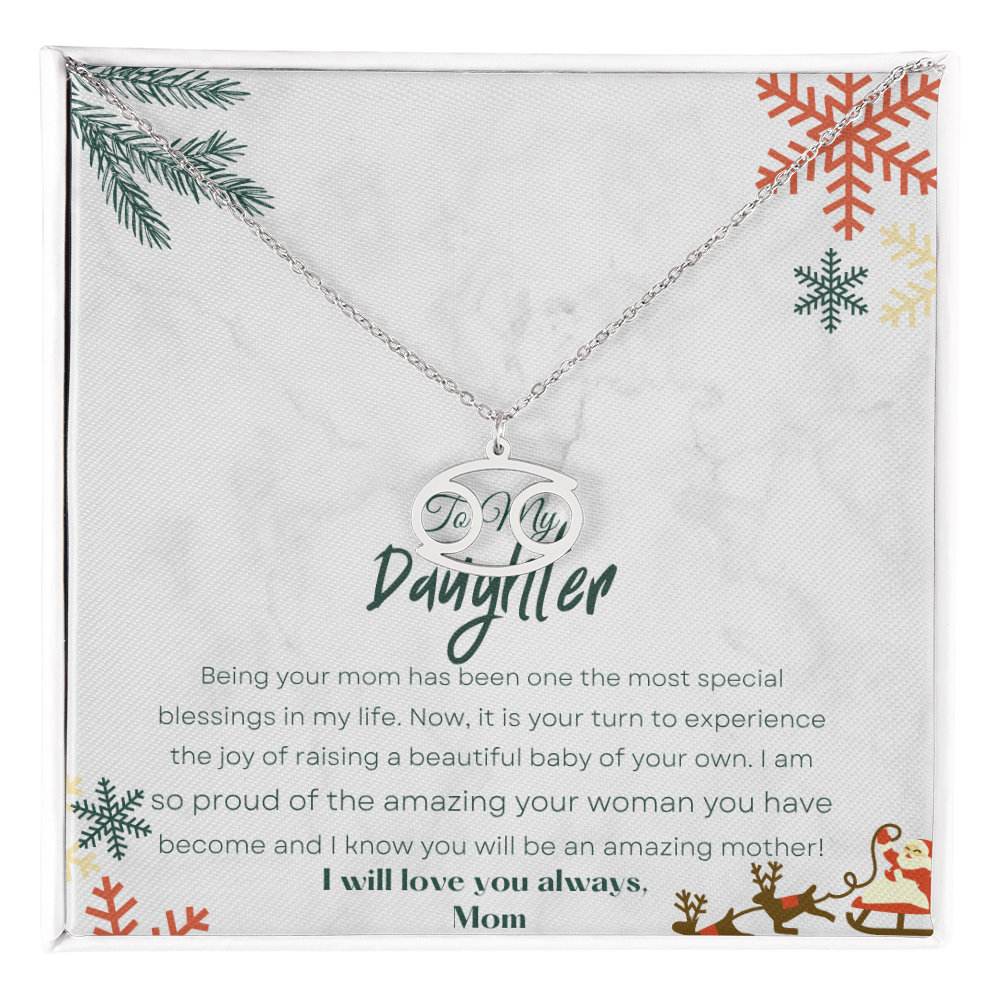 Best Gift For Daughter. Zodiac Symbol Necklace