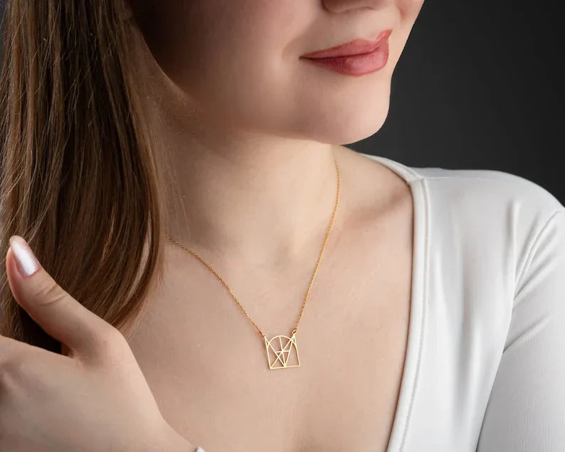 Customized Intertwined Initial Name Necklace - Billien