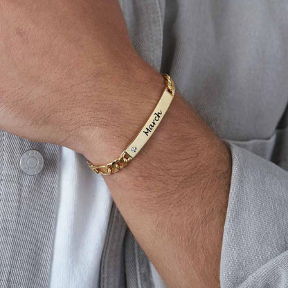 Bar diamond bracelet - Billien