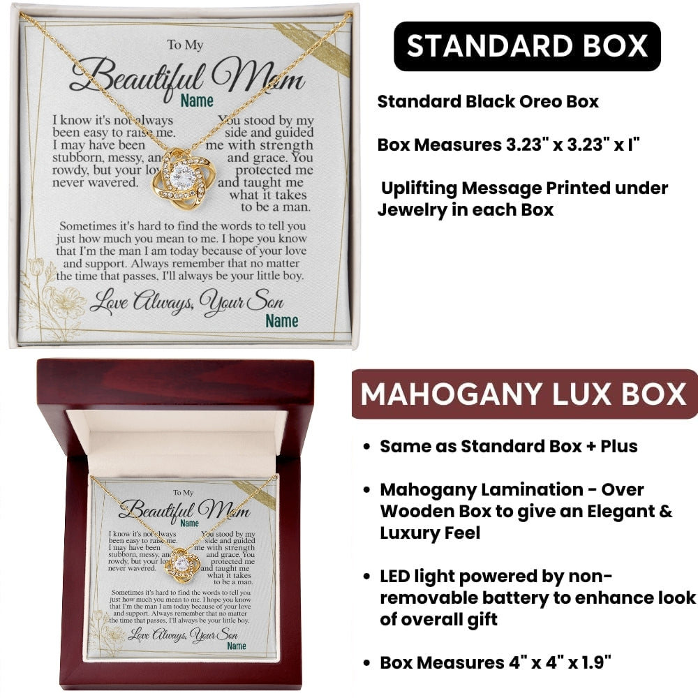 To My Caring Mom — A Necklace That Says Everything My Heart Feels