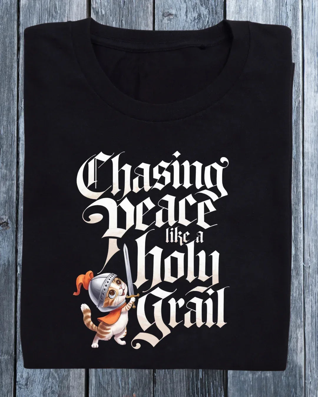 Chasing Peace Like A Holy Grail Unisex Softstyle T-Shirt - Billien