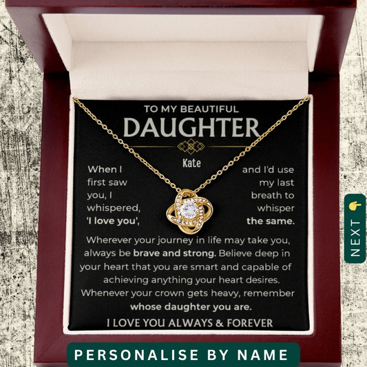 To My Beautiful Daughter — A Necklace She’ll Treasure Forever