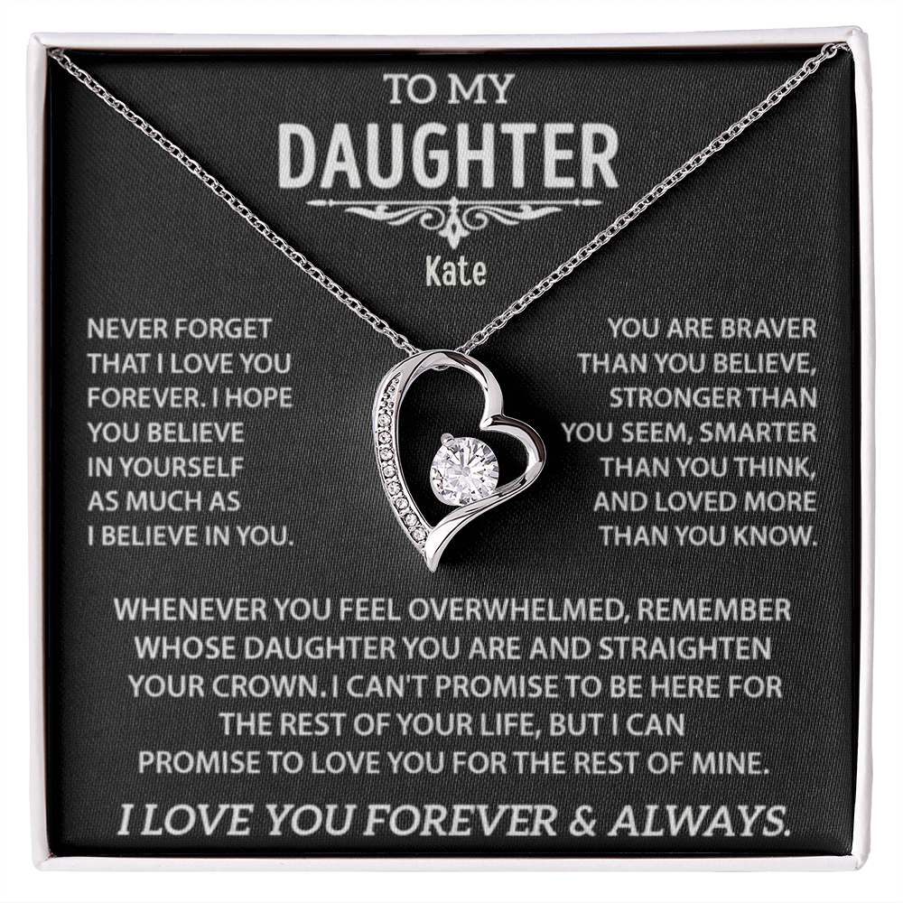 To My Amazing Daughter — A Necklace She’ll Treasure Forever