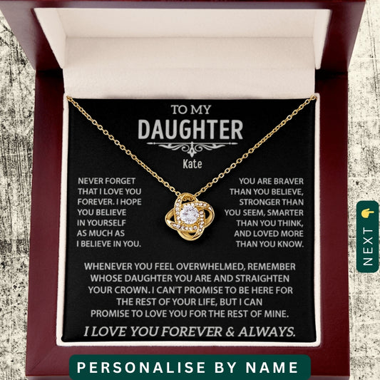 To My Amazing Daughter — A Necklace She’ll Treasure Forever