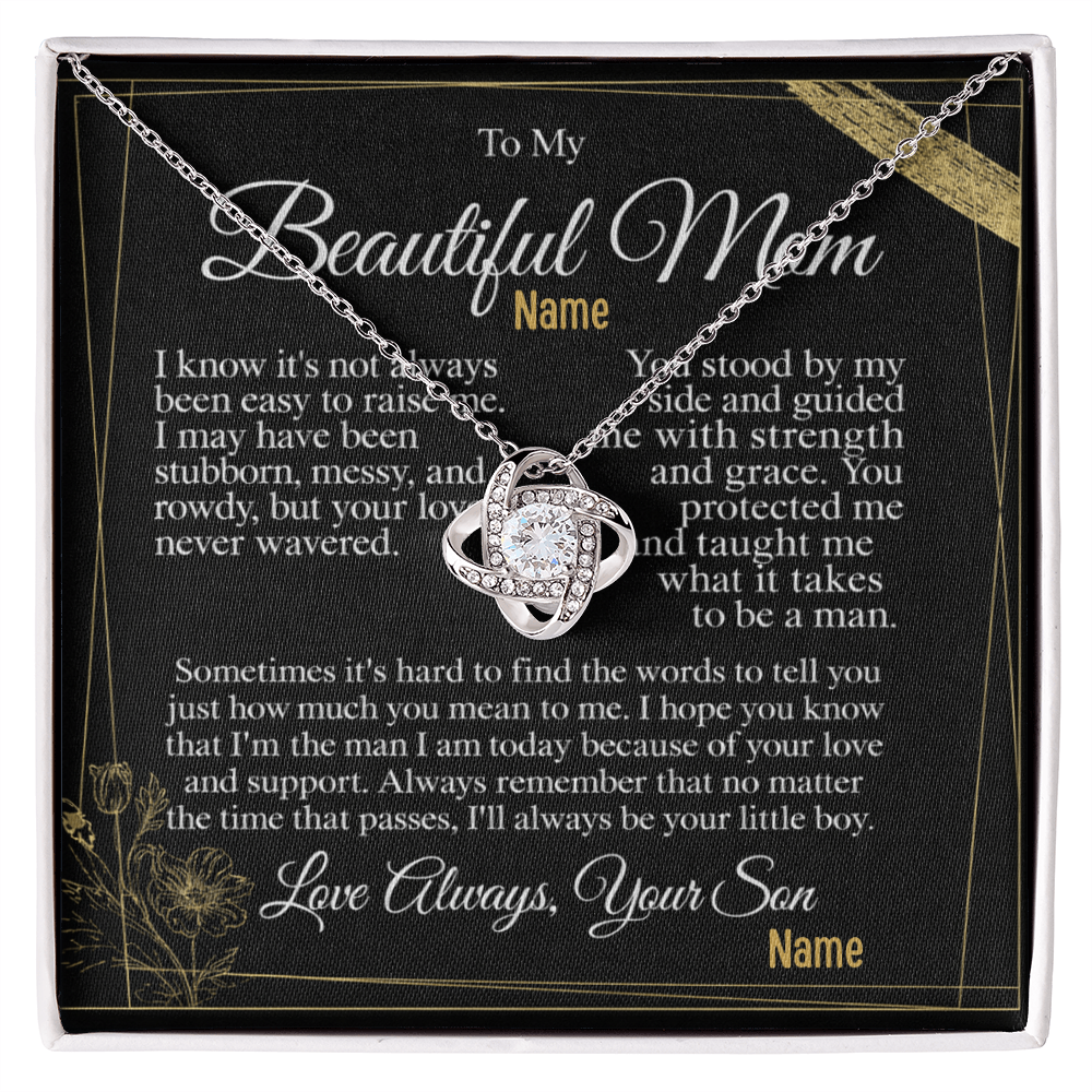To My Caring Mom — A Necklace That Says Everything My Heart Feels